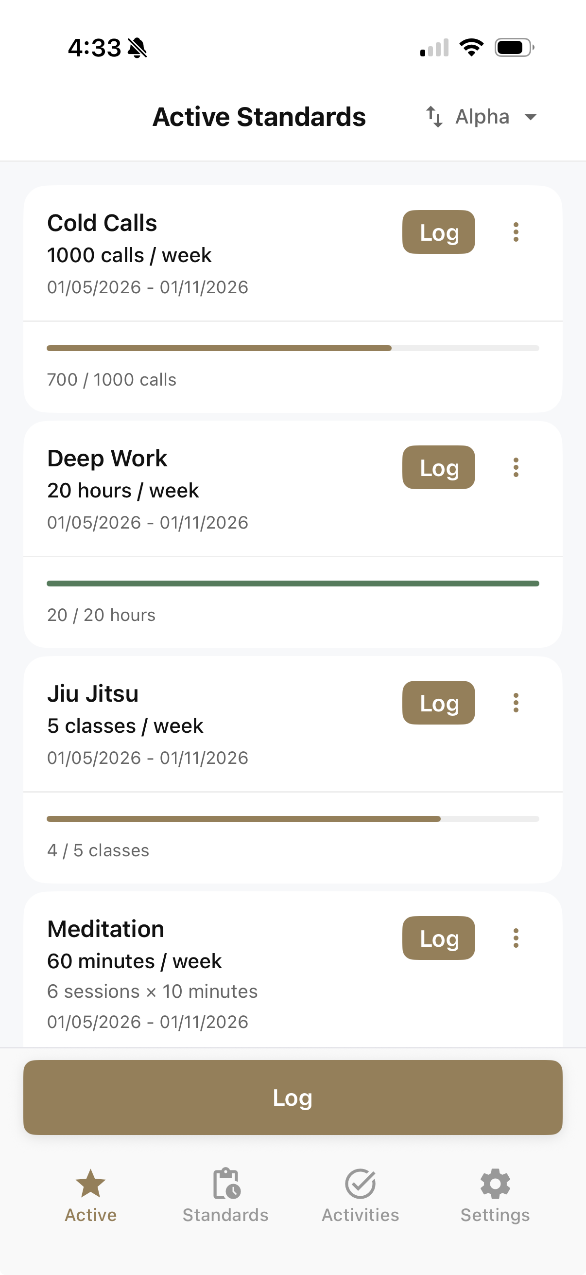 Active Standards Preview